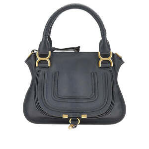 Chloe' Grained Leather Small Marcie Bag